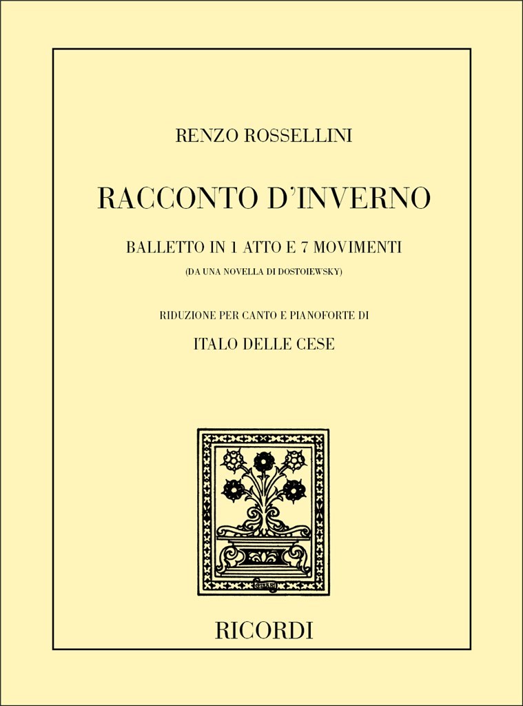 Racconto D'Inverno. Balletto